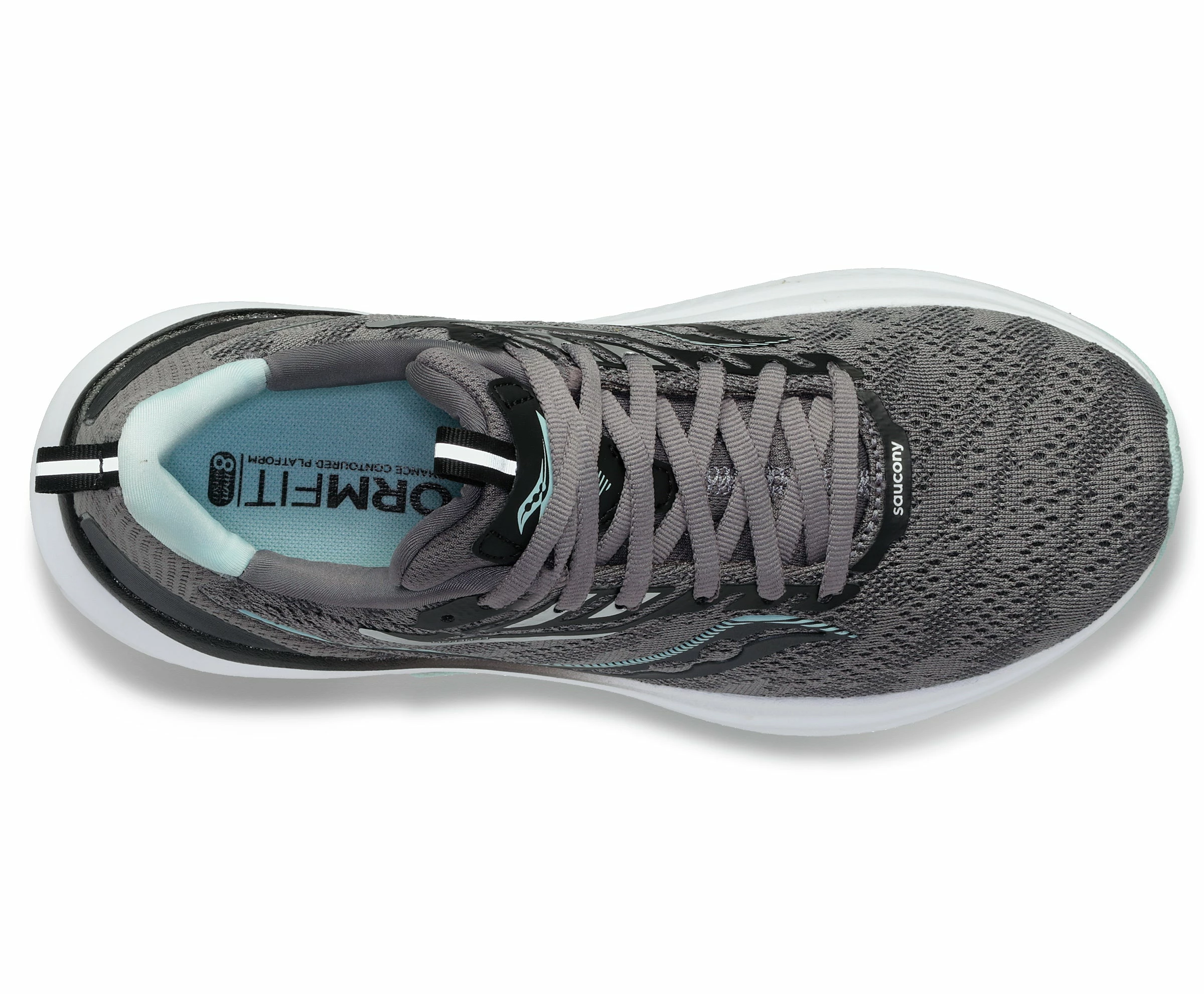 Saucony Women's Echelon 9 (20 - Charcoal/Ice) - Image 4