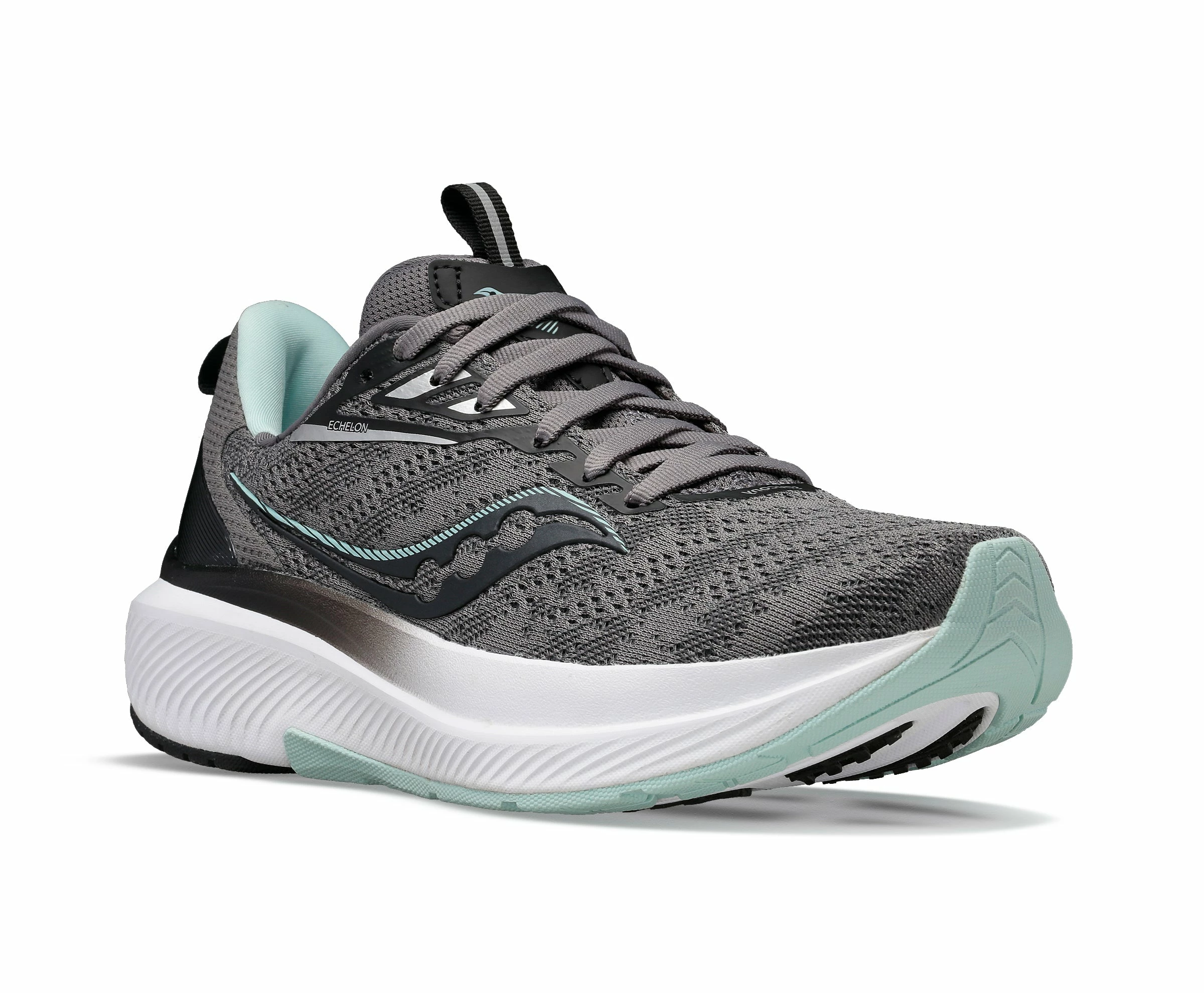 Saucony Women's Echelon 9 (20 - Charcoal/Ice) - Image 2