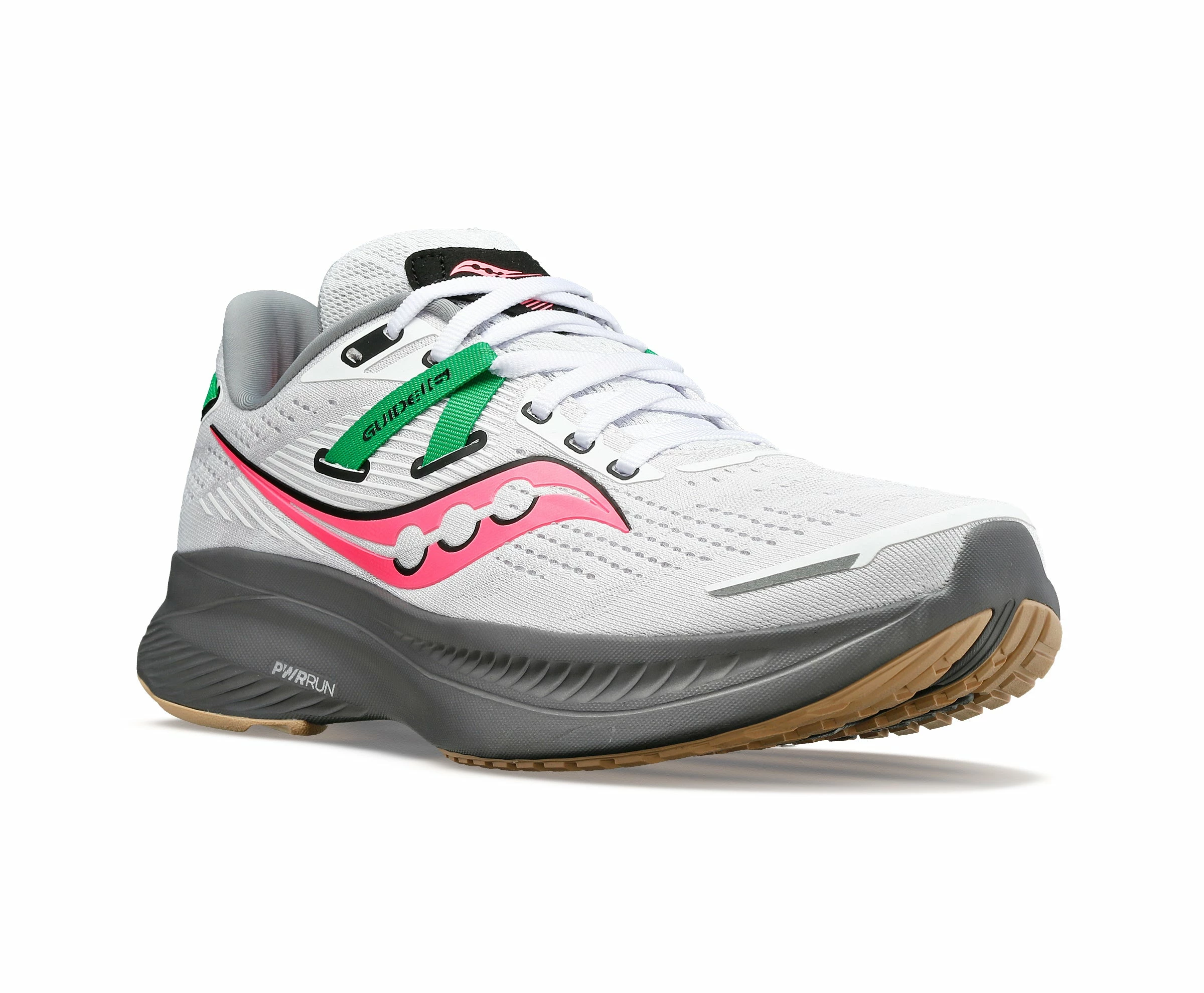 Saucony Women's Guide 16 (85 - White/Gravel) - Image 2