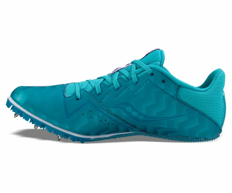 Saucony Women's Spitfire (2 - Teal/Blue) - Image 3