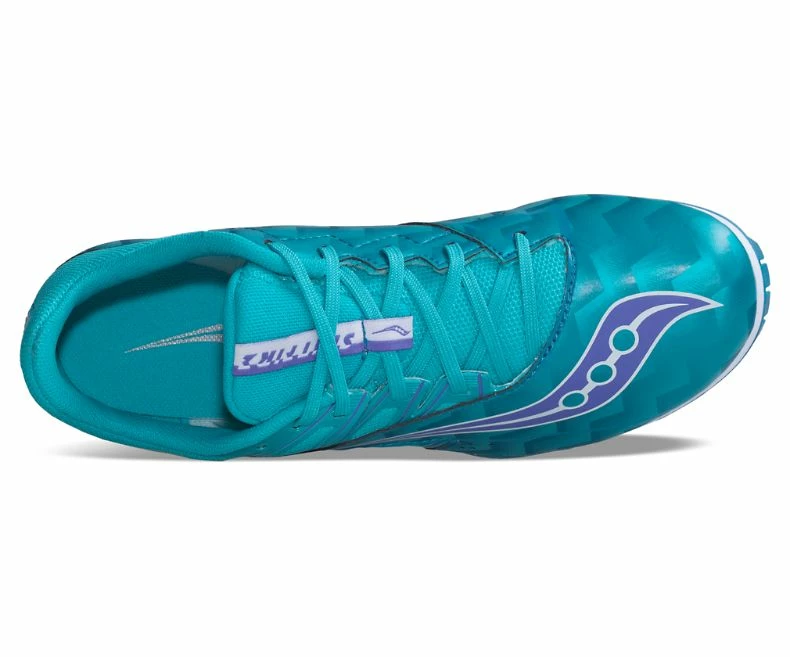 Saucony Women's Spitfire (2 - Teal/Blue) - Image 2