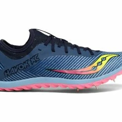 Saucony Women's Havok XC 2 (3 - Blue/citron/vizi Pink)