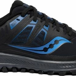 Saucony Men's Peregrine ICE+ (2 - Black/Blue)