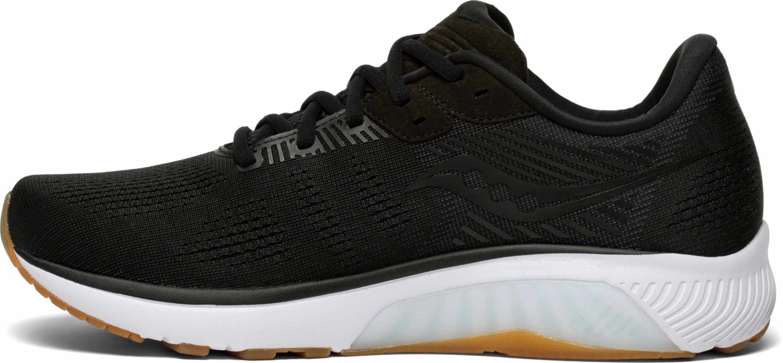 Saucony Men's Guide 14 (12 - Black/Gum) - Image 2
