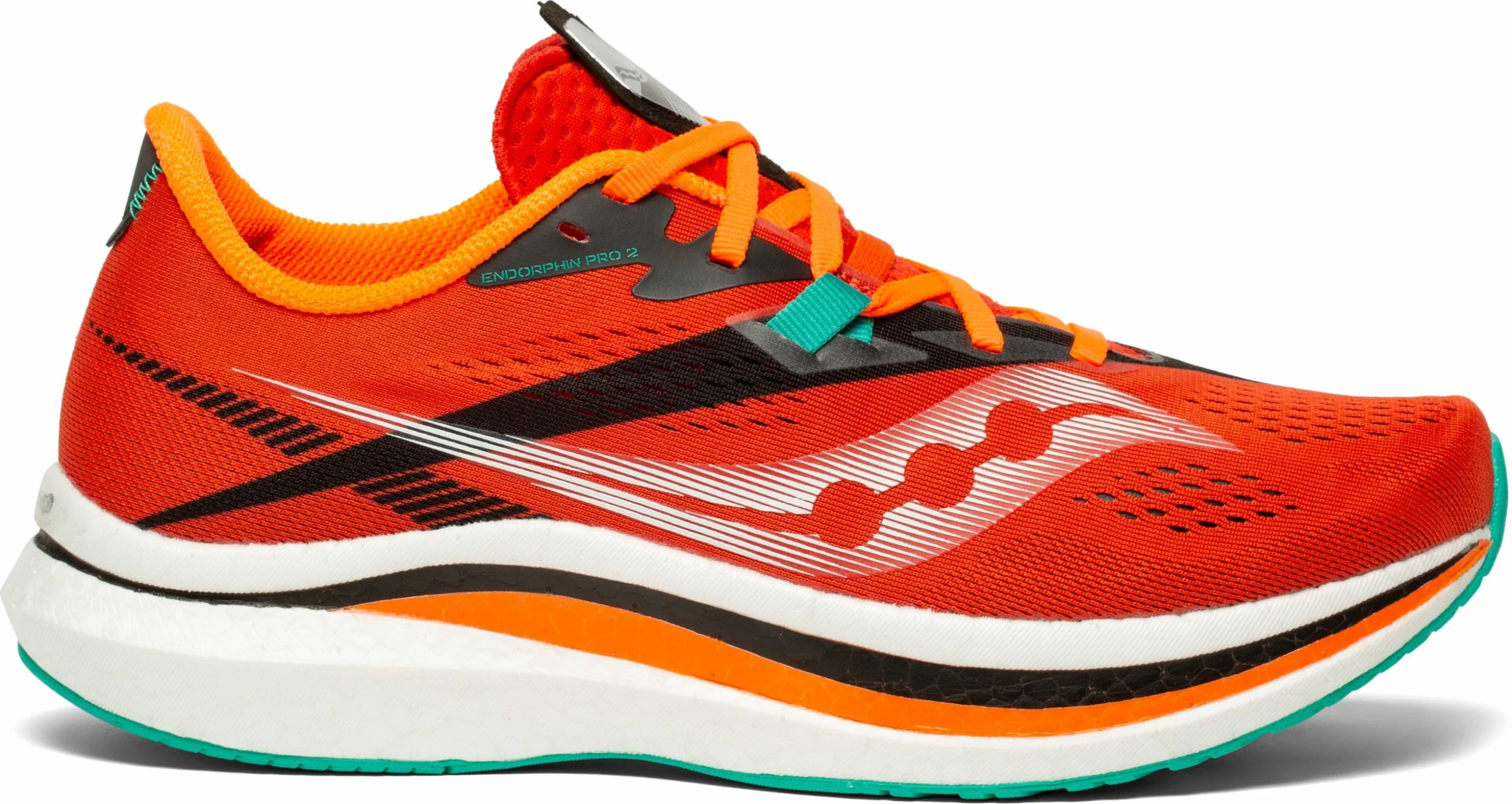 Saucony Men's Endorphin Pro 2 (20 - Scarlet/Black)