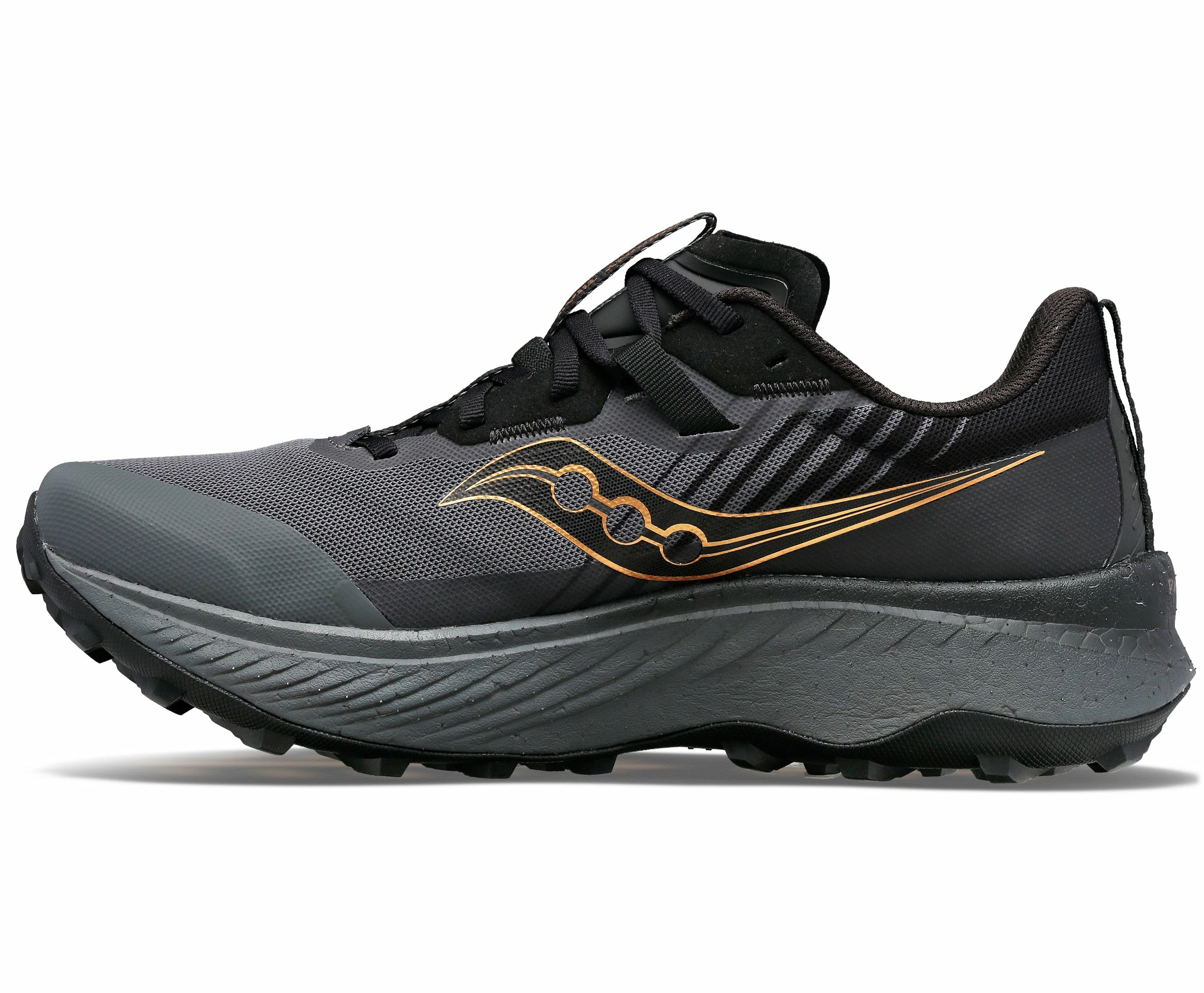 Saucony Men's Endorphin Edge (10 - Black/Goldstruck) - Image 2