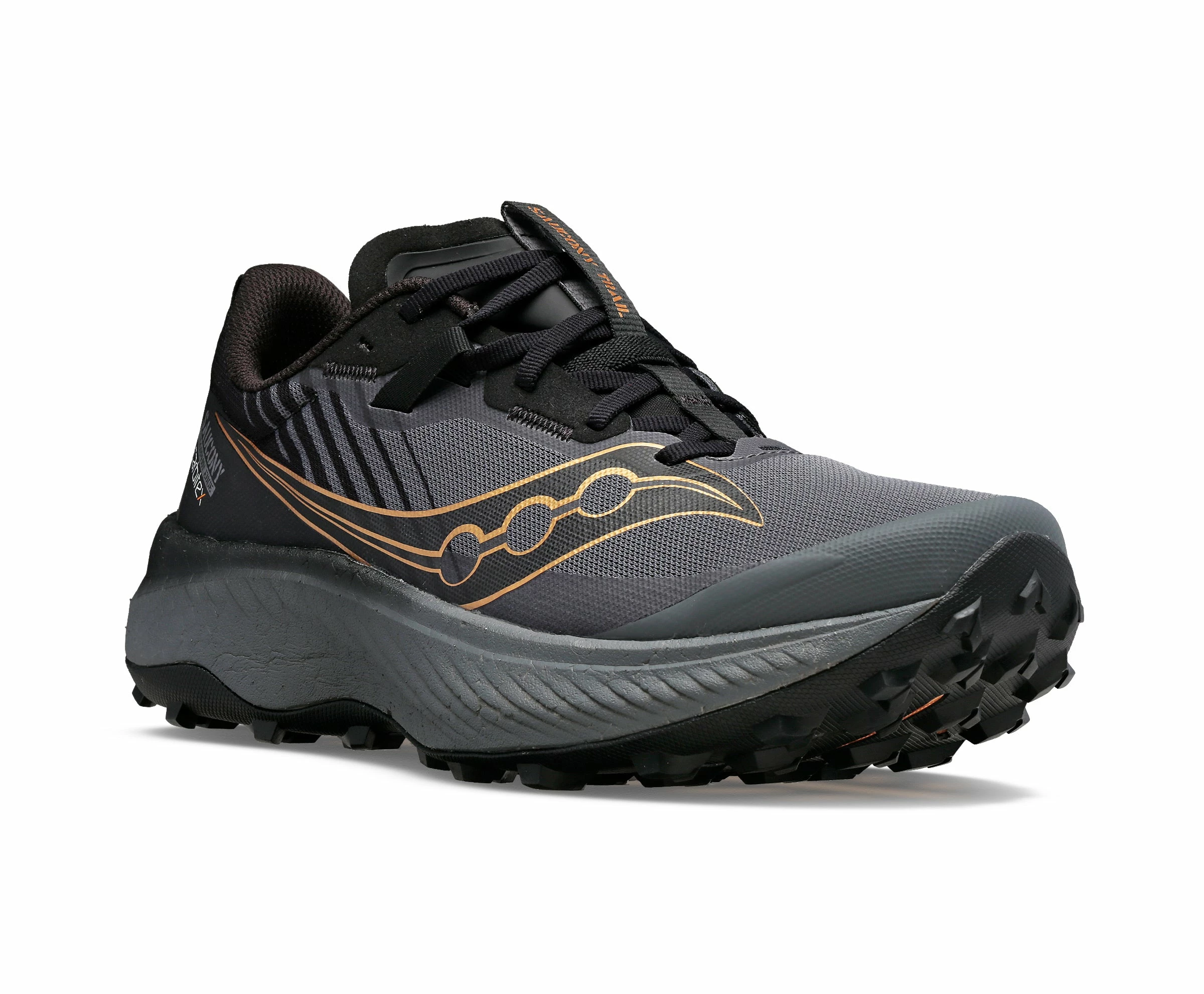 Saucony Men's Endorphin Edge (10 - Black/Goldstruck) - Image 5