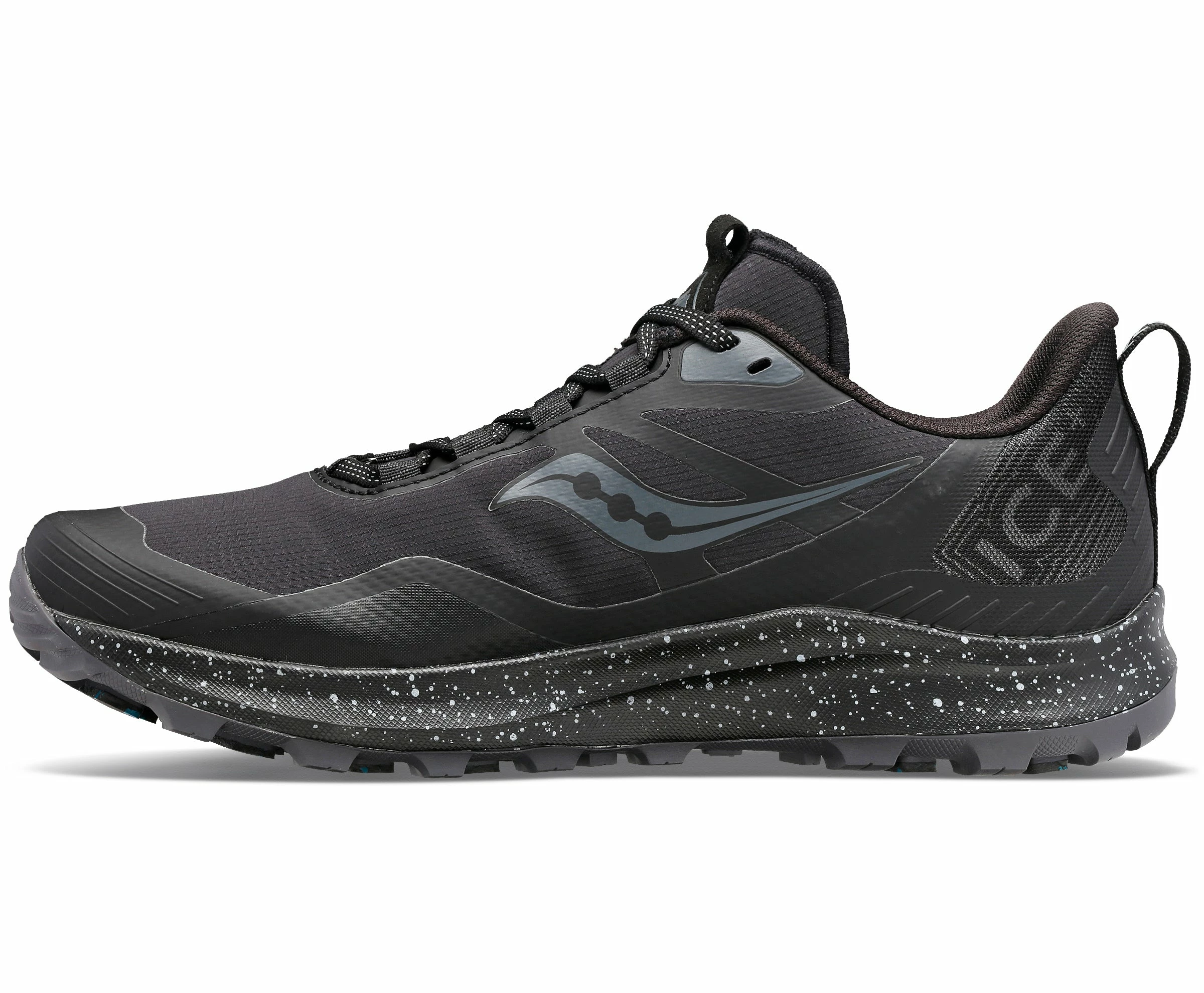 Saucony Peregrine Ice+ 3 (10 - Black/Shadow) - Image 3