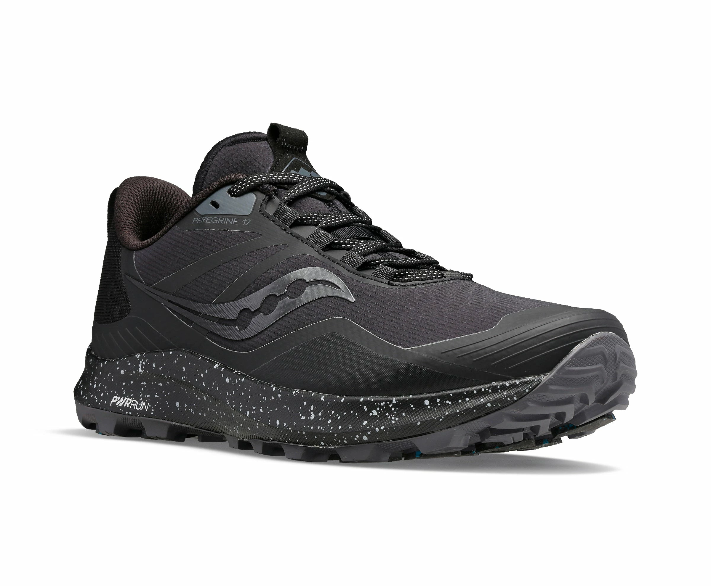 Saucony Peregrine Ice+ 3 (10 - Black/Shadow) - Image 2