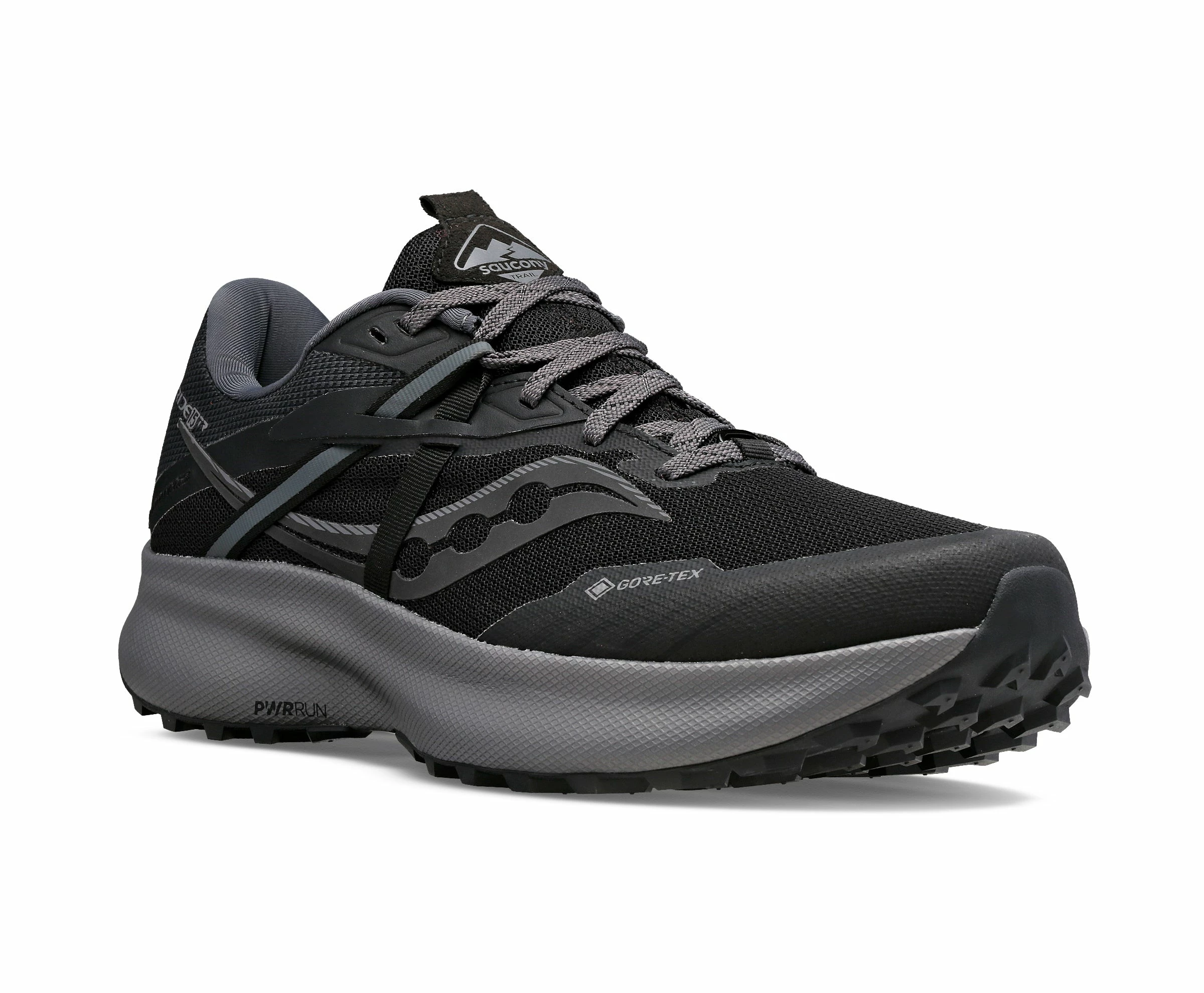 Saucony Men's Ride 15 TR GTX (10 - Black/Charcoal) - Image 2