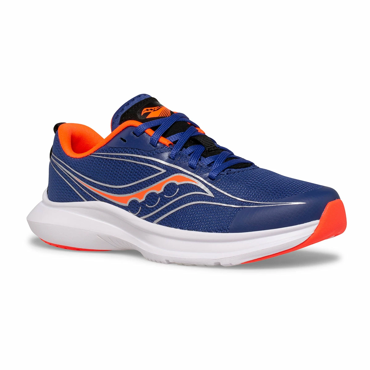 Saucony Kid's Kinvara 13 (Sapphire/Red) - Image 2