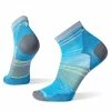 Smartwool Run Zero Cushion Ankle Pattern Socks (Neptune Blue)