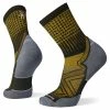 Smartwool Run Targeted Cushion Pattern Mid Crew Socks (Black)