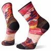 Smartwool Athlete Edition Run Print Crew Sock (Tandoori Orange)