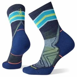 Smartwool Women's Run Targeted Cushion Mid Crew Socks (Deep Navy)