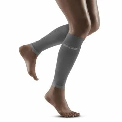 CEP Women's Ultralight Compression Calf Sleeves (Grey/Light Grey)