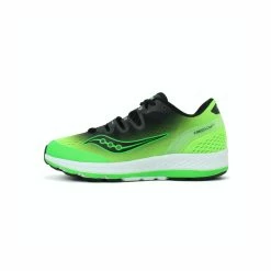 Saucony Kid's Freedom Iso (Black/Green/Fade)